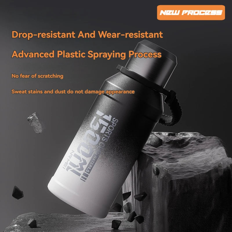 2L Thermos Bottle Insulated Water Bottle Vacuum Flask Stainless Steel Thermal Bottle Cold Coffee Hot Tea Cup Drinkware Gym Mug
